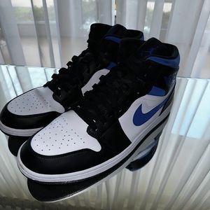 Jordan 1 Mid (Racer Blue)- Size 15